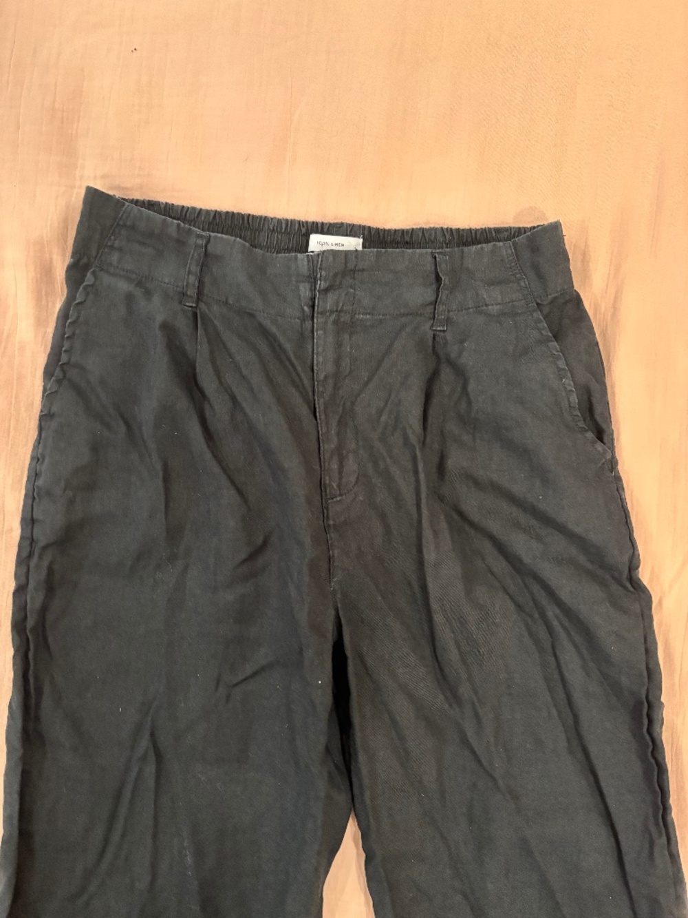Cropped Linen Pants